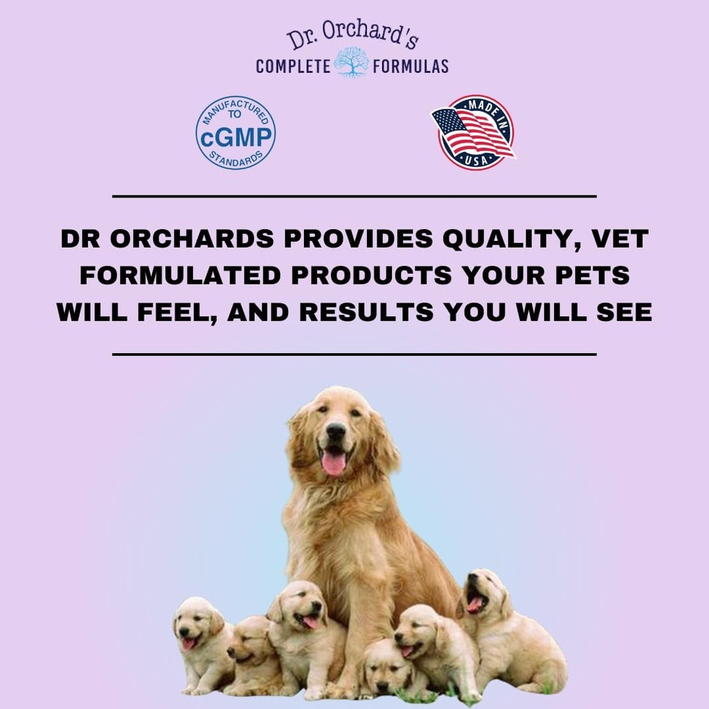 Dr Orchards Pregnancy Pro Dog Prenatal Vitamins - Premium Dog Supplement for Pregnancy, Prenatal + Postnatal, Lactation and Newborn Health Support, 90 Ct 4