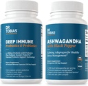 Dr. Tobias Deep Immune Probiotics & Prebiotics and Ashwagandha Capsules, Supports Digestion, Energy & Immune Health, Non-GMO 2
