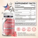Reduced Glutathione 500mg Gummies, L-Glutathione with Collagen Chewable Supplements for Skin Care, Liver Support, Antioxidant, Immune System, 60 Count 6
