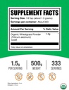BulkSupplements.com Organic Wheatgrass Powder - Organic Super Greens Powder, Superfoods Supplement - Vegan & Gluten Free, 1.5g per Serving, 500g (1.1 lbs) (Pack of 1) 3