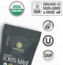 Organic Golden Milk Powder Ashwaghanda Turmeric Curcumin 90g pouch (30 srv) 4