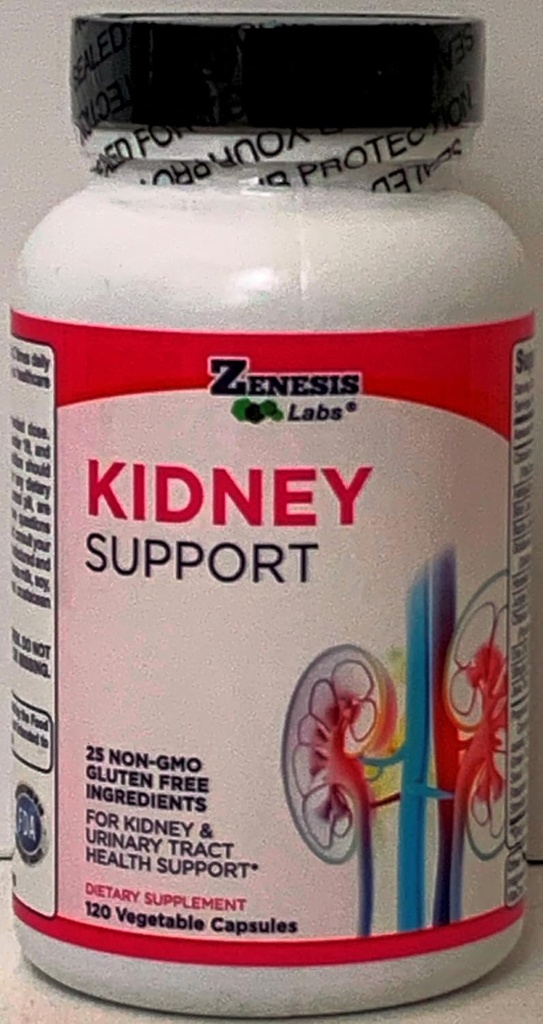 Zenesis Labs Kidney Cleanse Detox Flush & Repair Urinary Tract Support - Gluten Free - Natural Cranberry Extract Herbal Supplement Blend (120 Capsules/Bottle) 60 Day Supply 2
