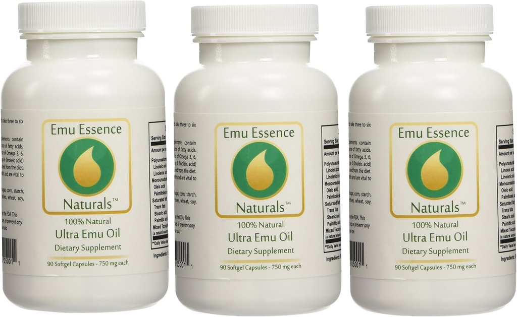 Ultra Emu Oil Dietary Supplements - 3 Pack 2