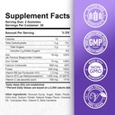 Iron Gummies - with Calcium, Zinc, Folate & Vitamin B12, C, B6 for Adults & Kids - Blood Builder & Energy Support for Iron Deficiency, Anemia, Vegan - 2 Pack Grape Flavour,60 Gummies 3
