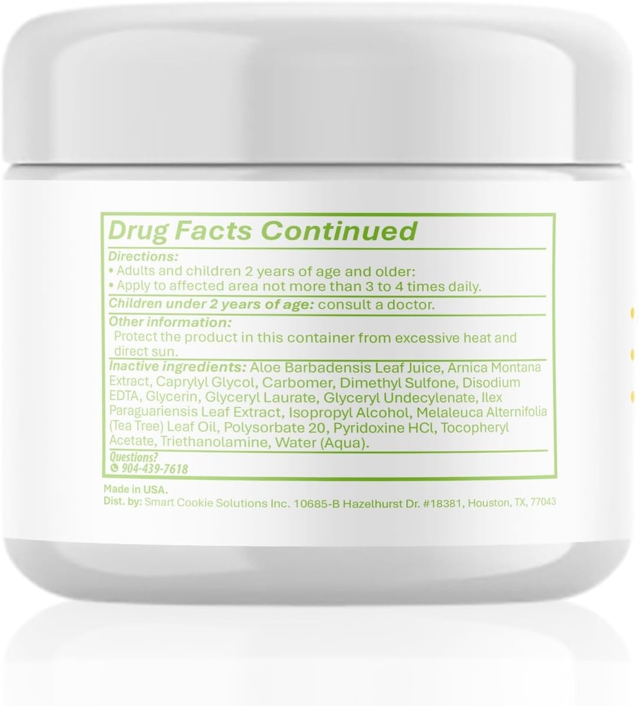 Gout and You Relief Cream for Joint Discomfort, Flare-Ups, Tendon - Fast Acting Muscle Ache Relieving Rub with Arnica/Ilex Leaf Extract, Aloe Vera and Tea Tree Oil 4