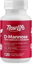 NewLife Naturals D-Mannose Capsules | w/Cranberry and Hibiscus Extracts | Natural Urinary Tract Health Supplement | 1400mg Pure Veggie Powder | 120 Veggie Capsules 2