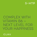 CLAV® 5-HTP 100mg + Vitamin B6 - Vegan 5HTP from Griffonia Seed Extract - 120 Capsules for Sleep & Mood Support - 4-Month Supply - Made in Germany 6