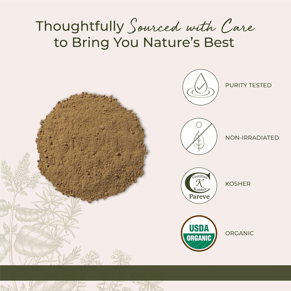 Starwest Botanicals Organic Calendula Flower Powder - Natural Dried Herb for Tea, Herbal Blends, & Culinary Use, Caffeine Free, Certified Kosher, Non-GMO - 4 oz Pouch 5