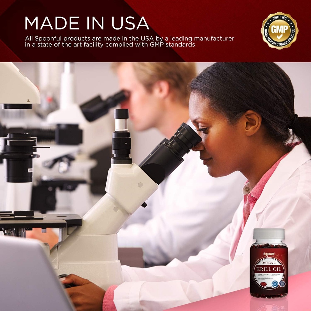 Krill Oil Mini Softgels - Omega-3, DHA, EPA - 130 Servings