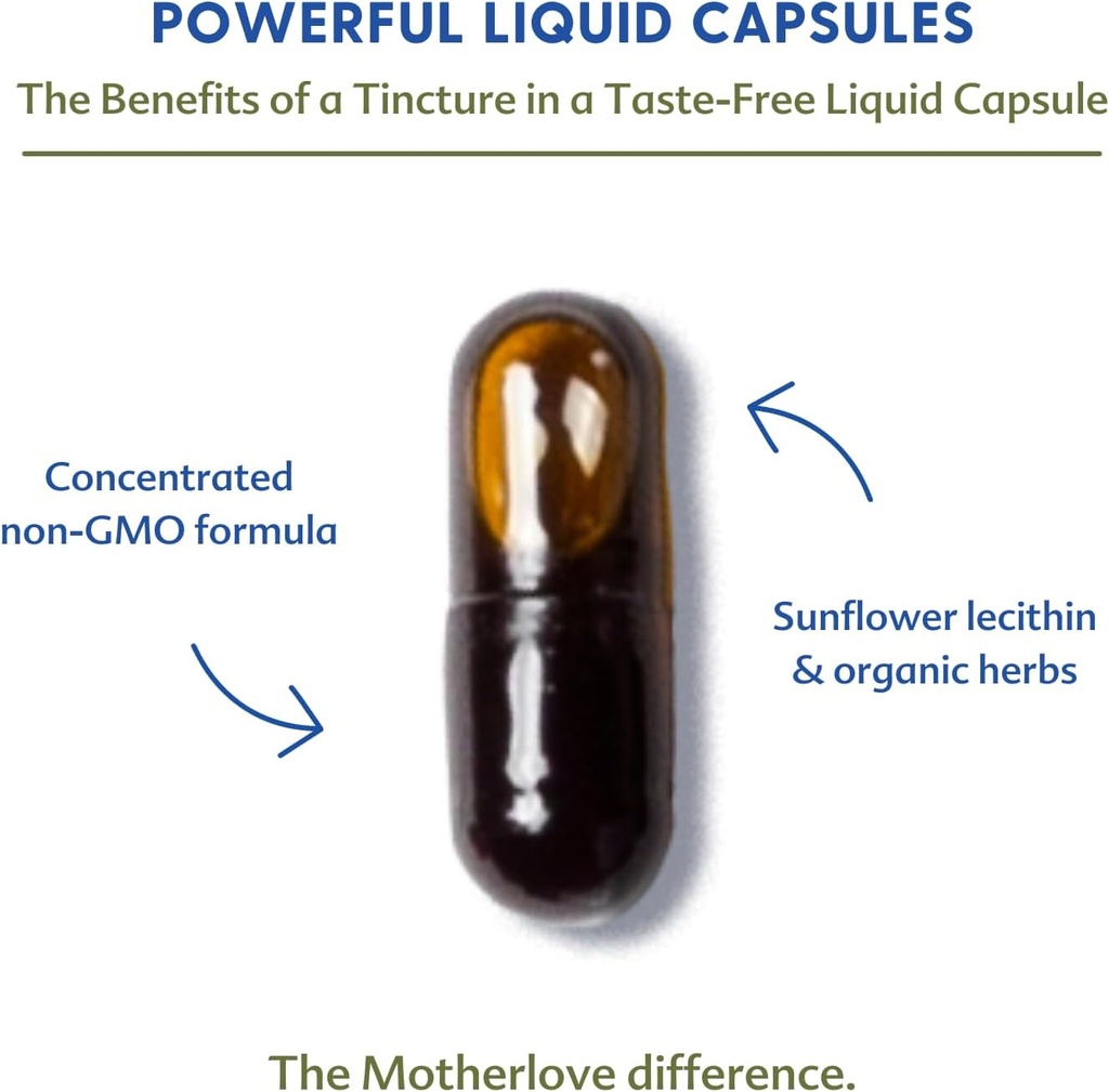 Motherlove More Milk Plus (180 Liquid caps) Fenugreek-Based Lactation Supplement to Support Breast Milk Supply—Non-GMO, Organic Herbs, Vegan, Kosher 5