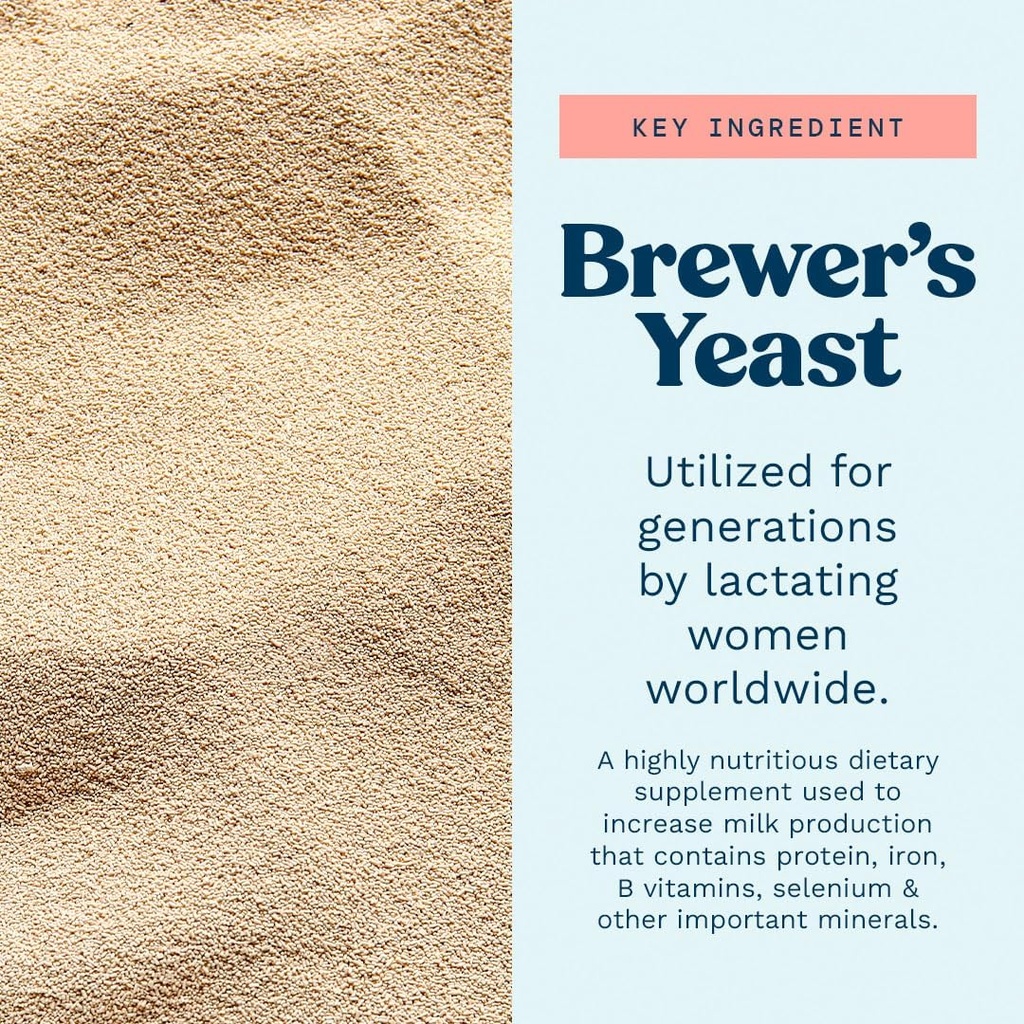 Mommy Knows Best Brewer's Yeast Powder for Lactation Support for Breastfeeding | Mild-Tasting, Debittered, Delicious in Lactation Cookies, Smoothies, Lactation Recipes, Gluten-Free, 10 oz 3