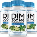 DIM Supplement 200mg - DIM Diindolylmethane Plus BioPerine - Estrogen Balance, Hormone Menopause Relief, Acne Treatment, Vegan - 180 Count 2