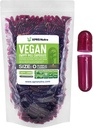 XPRS Nutra Size 0 Empty Capsules - 1000 Count Empty Vegan Capsules - Vegetarian Pills - DIY Vegetable Capsule Filling - Veggie Pill Caps for Do-It-Yourself Supplements (Purple Carrot) 2