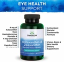 Swanson Astaxanthin & Zeaxanthin Eye Vision Brain Skin Health Antioxidant Support Supplement (Astaxanthin 4 mg & OmniXan Zeaxanthin 4 mg) 60 Softgels Sgels (3 Pack) 6