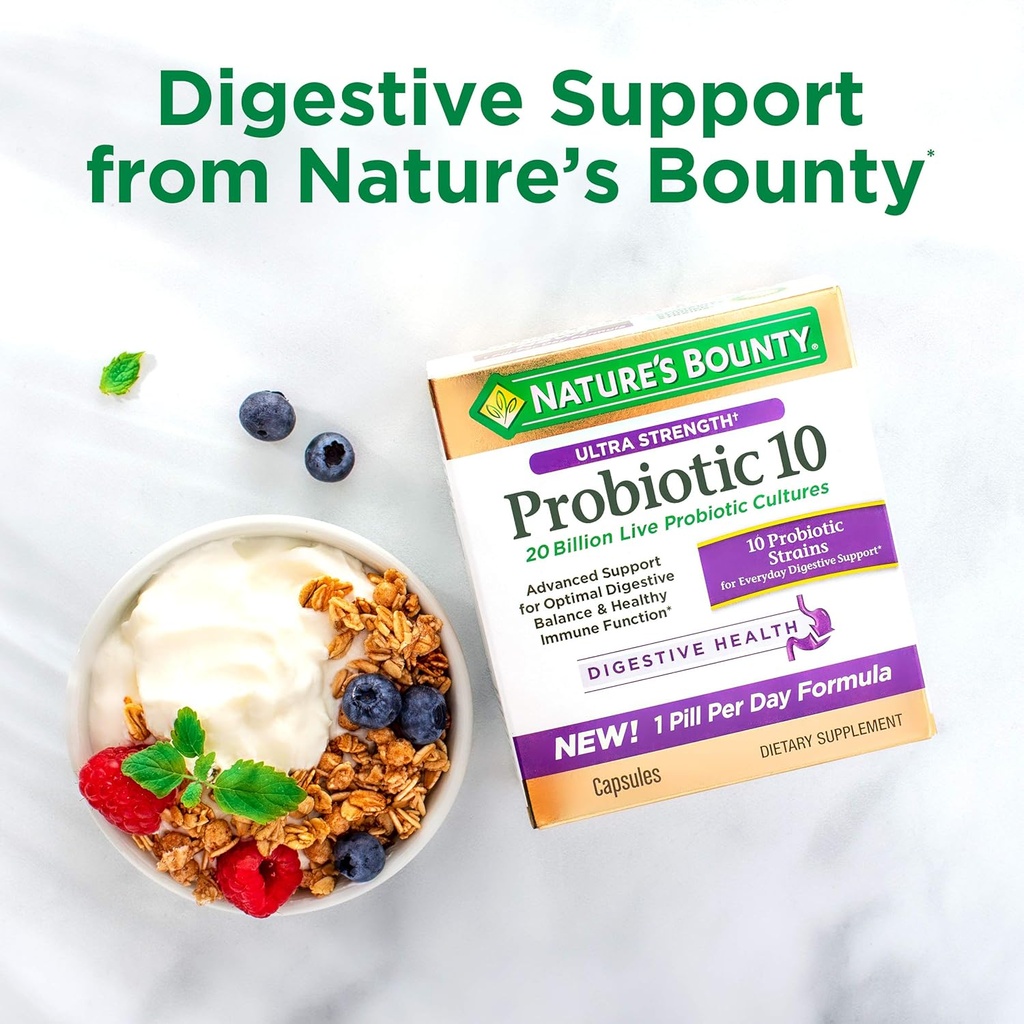Nb Acidophilus Size 100s Nature's Bounty Acidophilus Probiotic Tablets 100 Count 6