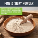Viva Naturals Organic Psyllium Husk Powder, 24 oz - Finely Ground, Unflavored Plant Based Superfood - Good Source of Fiber for Gluten-Free Baking, Juices & Smoothies - Certified Vegan, Keto and Paleo 6