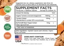 FarmHaven Turmeric Curcumin with BioPerine Black Pepper and 60 Billion CFU Probiotic 4