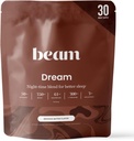Beam Dream Sleep Powder, L-Theanine, Apigenin, Reishi and Magnesium, Third Party Tested Natural Sleep Aid & Sleep Supplement for Deep Sleep, Relaxation and Recovery, Natural Sleep Support, 30 Servings 2