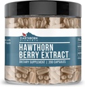 Earthborn Elements Grape Seed, Hawthorn Berry, & Turmeric Curcumin Capsule Bundle (200 Capsules Each), Pure & Undiluted, No Additives 5