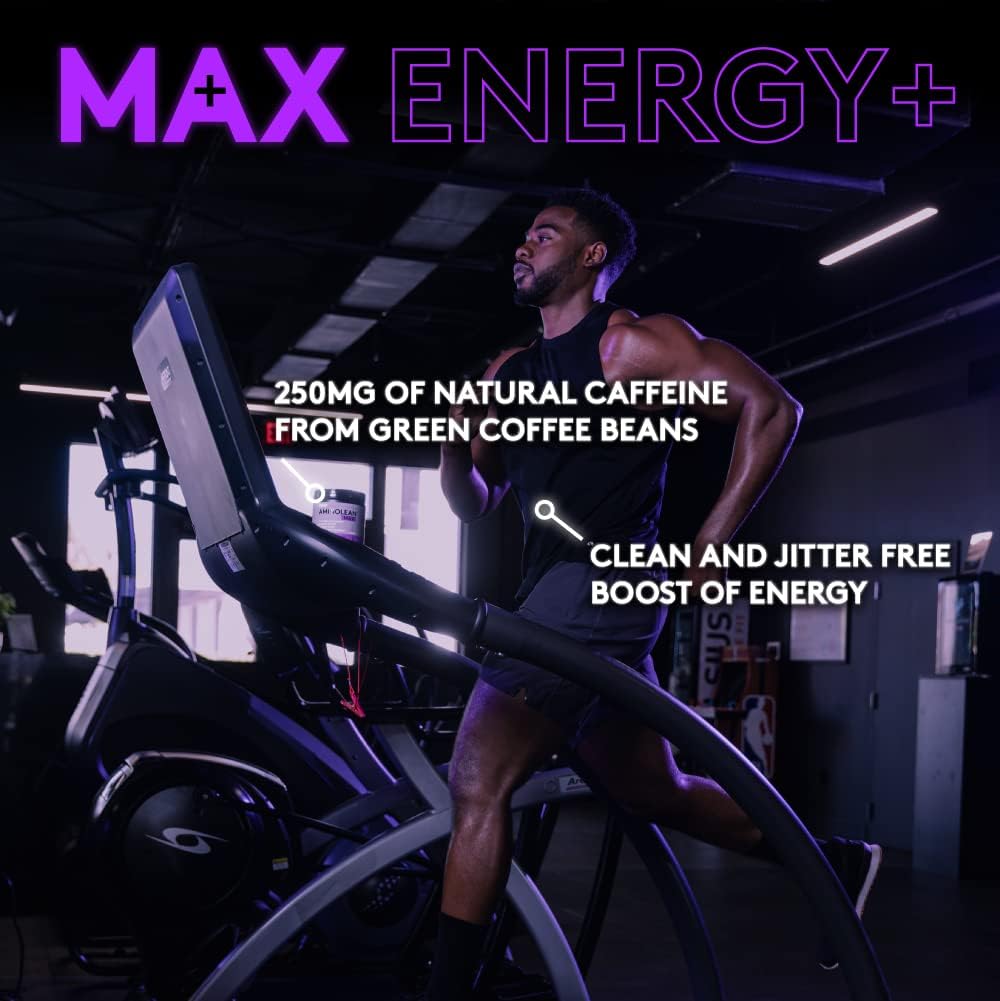 RSP NUTRITION AminoLean MAX Pre Workout - Intense Energy, Massive Pumps, Laser Focus with Natural Caffeine, Nitric Oxide, Beta Alanine, BCAAs, Nootropics, 25 Serv 4