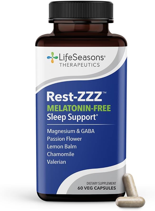 Rest-ZZZ Oral Strips - Powerful Sleep Support Supplement - Fall Asleep & Stay Asleep - Calms Nervous System - Naturally Ease Tension & Restlessness - Low Dose Melatonin GABA & Chamomile - 30 Servings 4
