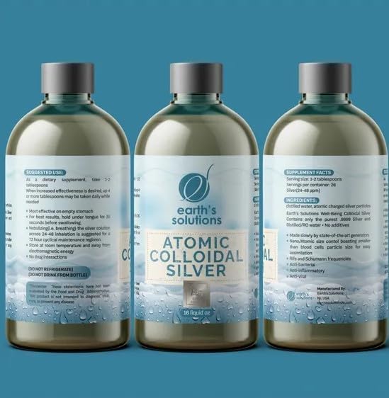 Atomic Colloidal Silver Solution for Natural Wellness and Immune Support - Ionic Silver Supplement ASIN: B0CBZSWPR5 2