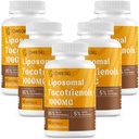 Liposomal Tocotrienols 1000mg - High Bioavailability Vitamin E Tocotrienols Supplements,95% Delta & 5% Gamma Tocotrienol Capsules Support Skin,Bone,Antioxidant,300 Softgels 2