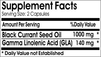 Black Currant Seed Oil 1000mg // 180 Capsules // Pure // by PureControl Supplements 3