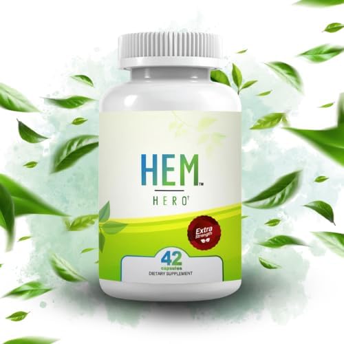 Hem Hero Extra Strength Hemorrhoid Treatment - Reduce Swelling, Soothe Itching & Irritation - 100% Natural - 42 Vegetarian Capsules 2