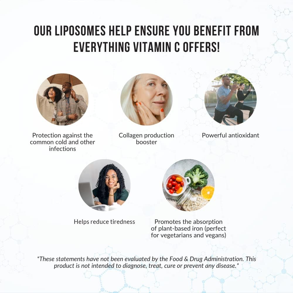 Intelligent Labs Liposomal Vitamin C 1000mg, 180 Veggie Capsules, Bioavailable, Energy & Immune Support, Antioxidant Supplement with MCT Oil and Sunflower Lecithin, 90-Day Supply 6