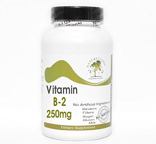 B-2 Vitamin 250mg ~ 100 Capsules - No Additives ~ Naturetition Supplements 2