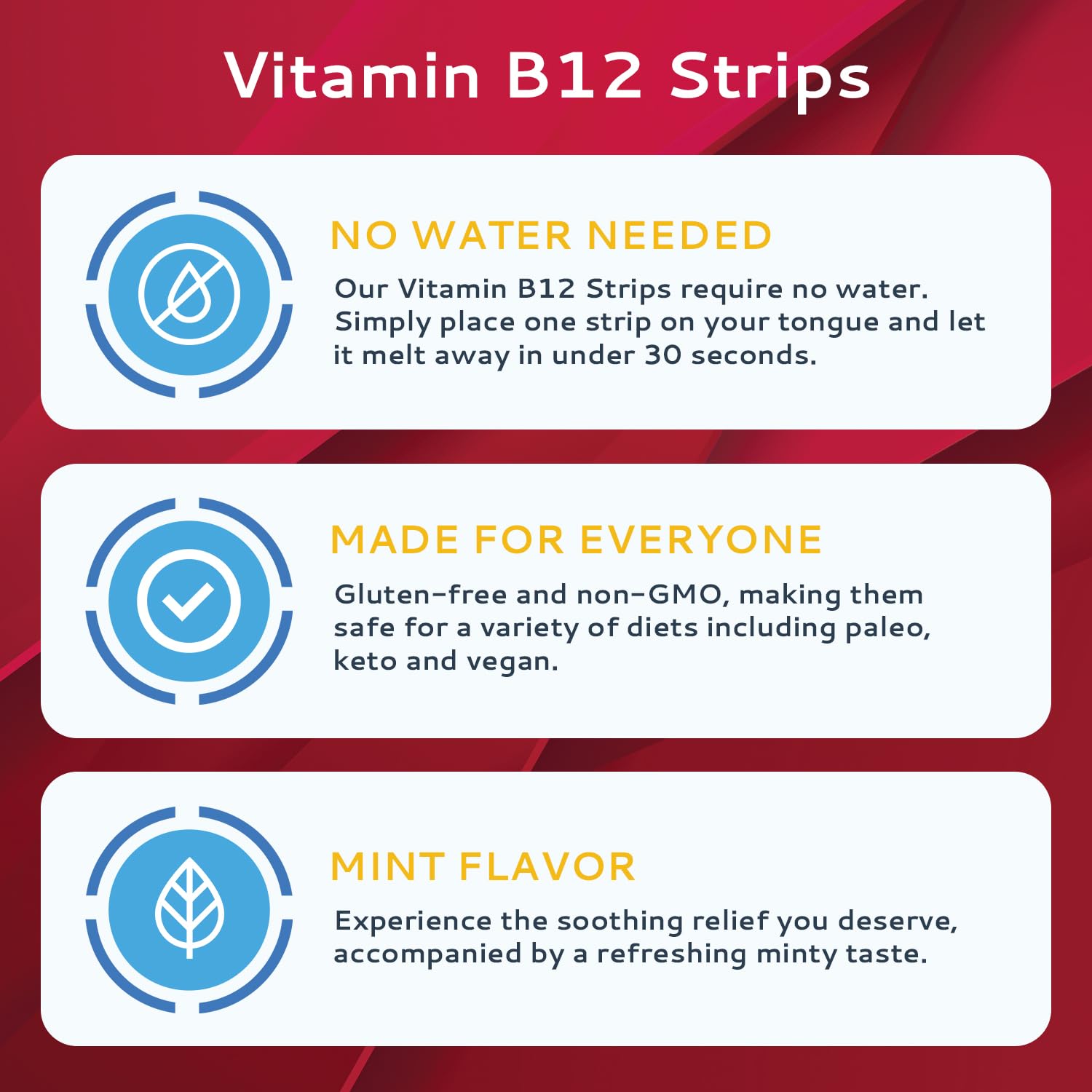 Vitamin B12 Strips - Easy Energy Boost