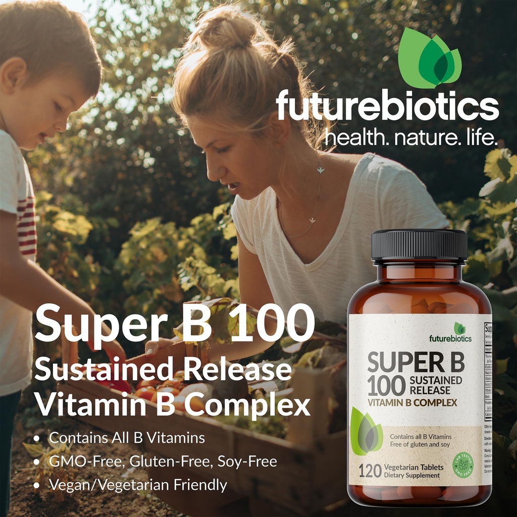 Futurebiotics Super B 100 - Sustained Release Vitamin B