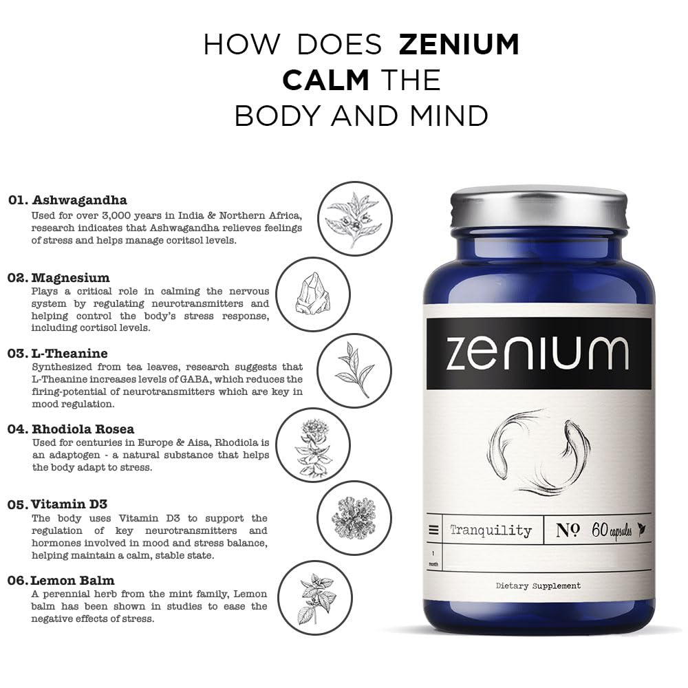 Zenium Supplement Zenium Stress Relief: Calm Focus & Mood Support