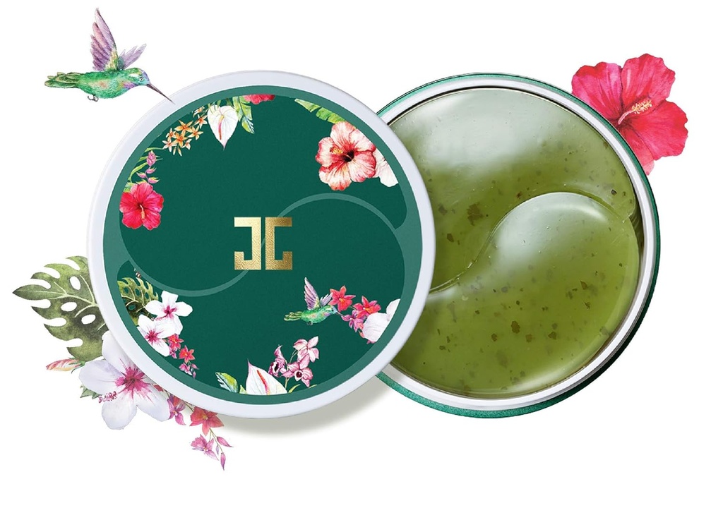 JAYJUN Green Tea Eye Gel Patch, Dark Circle, Puffy Eye, Under Eye Patch, 1.4g, 60 in Jar