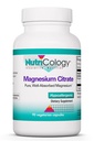 NutriCology Magnesium Citrate - Bioavailable Chelated Magnesium - Nervous System & Muscle Support - Vegetarian Capsules - Hypoallergenic Formula - 90 Servings - 90 Count