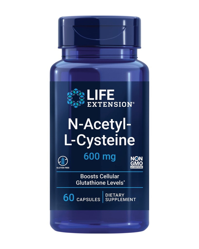 Life Extension Super Bio-Curcumin and N-Acetyl-L-Cysteine Antioxidant Immune Respiratory Liver Support