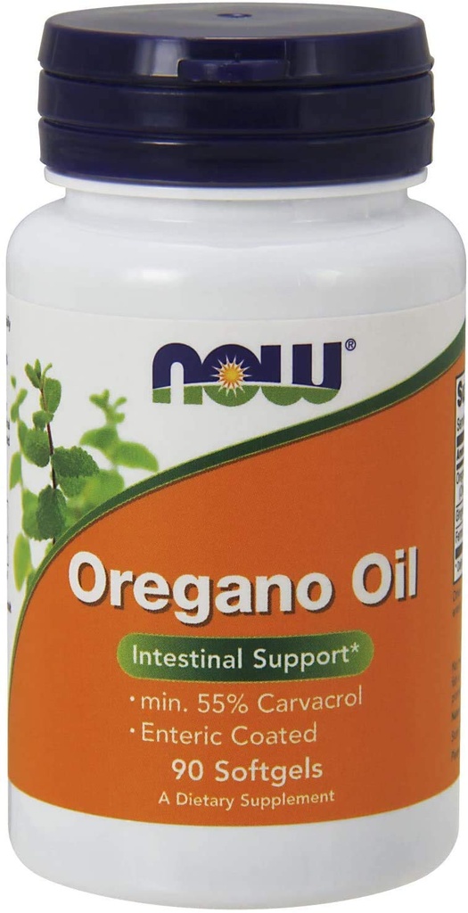 NOW Foods Oregano Oil Enteric, 90 Softgels (270 Softgels)