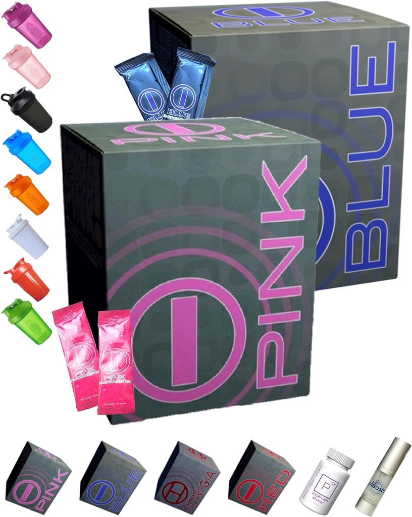 BHIP Pink for Women I-PNK Energy Drink All Natural for Mind and Body Support
