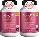 MenoPhix Max Premium Menopause Support Supplement, 40 Billions CFU, Extra Strength, 180 Capsules (2)