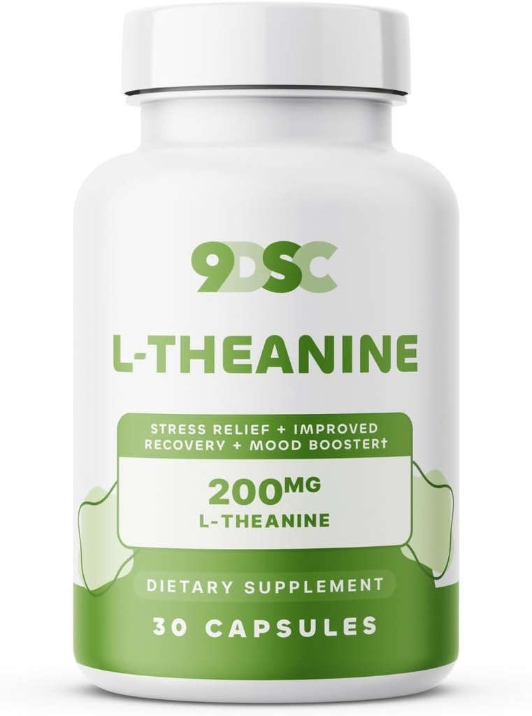 9DSC L-Theanine Supplement 200 mg - 30 Capsules