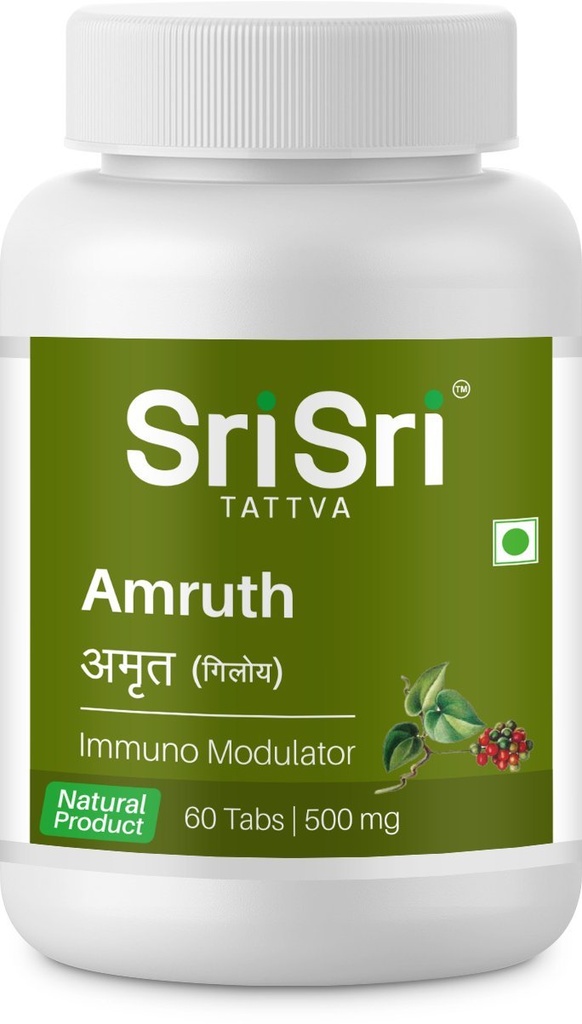Sri Sri Products Ayurveda Amruth Immuno Modulator Tablet 500Mg PACKOF 2