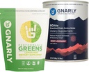 Gnarly Nutrition BCAAs Berry Lemonade (10.58oz) Performance Greens Lemon Mint (11.64 oz)