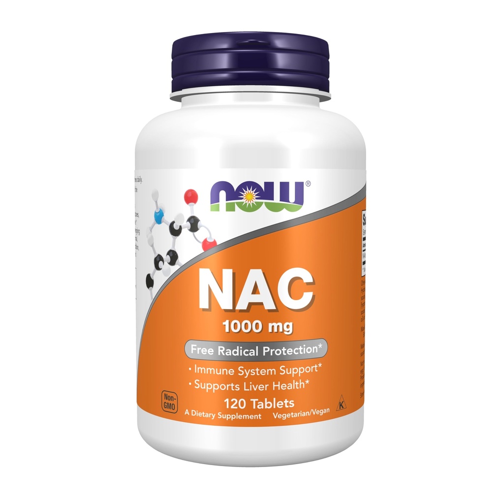 Now Foods N - Acetyl Cysteine 1000 Mg, 120 Tablets