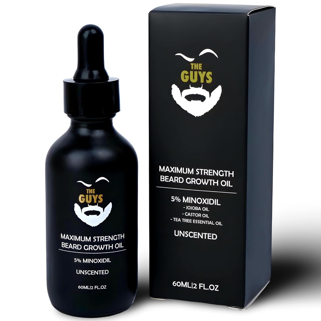 5% Minoxidil Beard Growth Oil, 2 Ounce