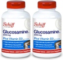 Schiff Glucosamine 2000mg with Vitamin D3 and Hyaluronic Acid, 150 tablets - Joint Supplement (Pack of 2)