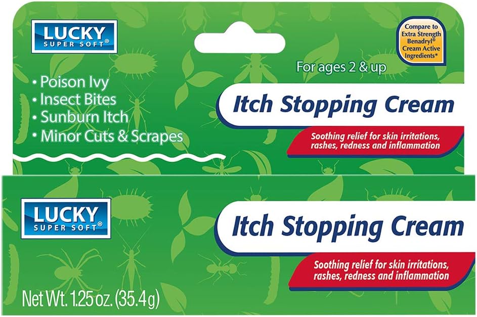 Lucky Super Soft Itch Stopping Cream, 1.25 Ounce