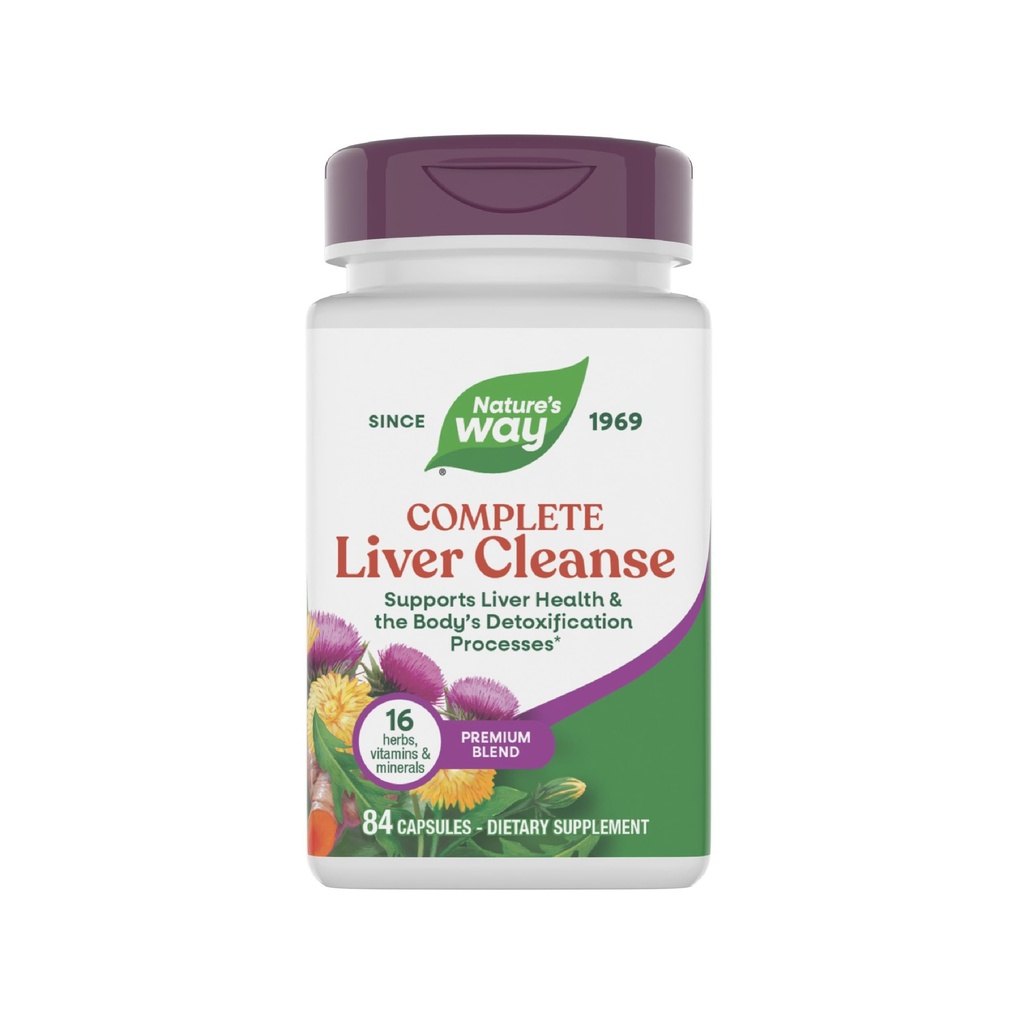 Nature's Way Complete Liver Cleanse with Milk Thistle & Turmeric, 84 ct