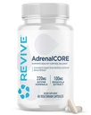 Revive MD Adrenal Support Supplements for Fatigue - Natural Cortisol Manager & Supplement with Rhodiola Rosea & Ashwagandha Promotes Energy Levels & Mental Performance - Men & Women - 30 Servings