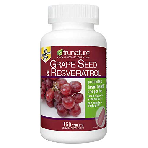 Trunature Grape Seed and Resveratrol Softgels, 250-Count
